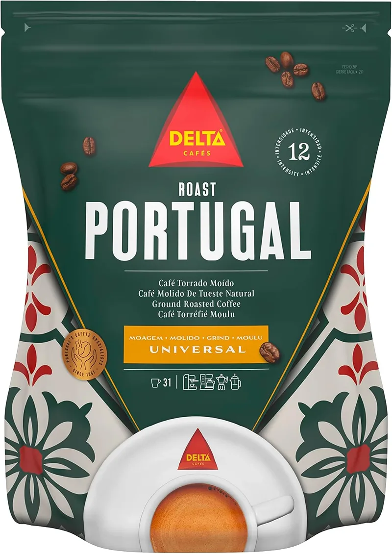 Delta Cafés ▫️ Portugal - Café Moído Natural - 220 g