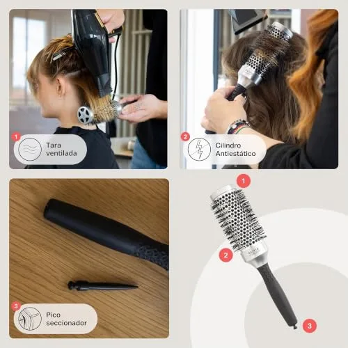 Olivia Garden ▫️ Essential Blowout Classic - Secagem rápida, antiestático, volume para o cabelo 4
