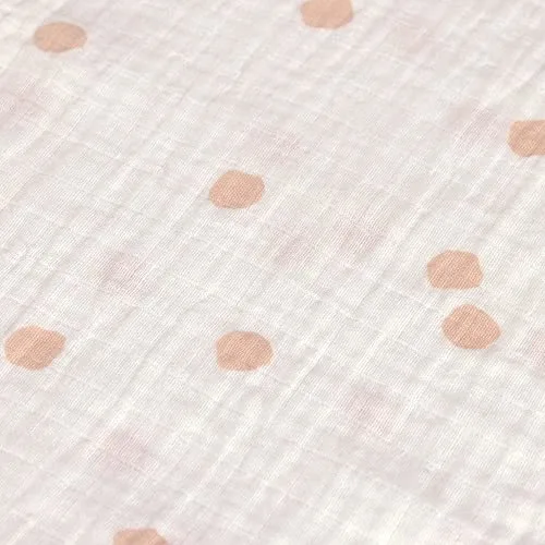 Lässig ▫️ Puck Manta para bebé e fraldas de musselina Conjunto de 3 peças em algodão 85 x 85 cm/Manta para enrolar e arrotar L Little Mateys Spicy Orange 6