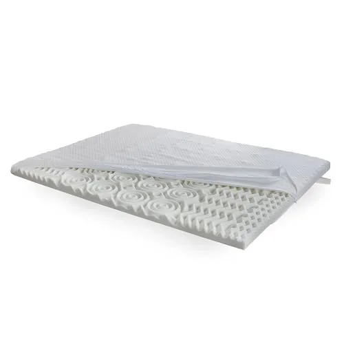 PIKOLIN ▫️ Home - Sobrecolchão viscoelástico multizona de 7 cm | 150x190 | Respirável e envolvente | Sobrecolchão | Sendai 6