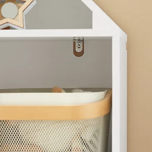 SoBuy ▫️ Estante infantil com portas, com capacidade para até 70 kg, 60 x 30 x 103 cm 5