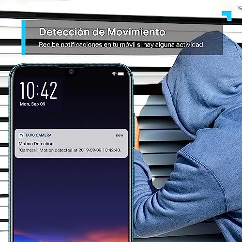 Tapo ▫️ C210P2 - Câmara de vigilância Wi-Fi para interior com visão de 360º, 2K 3MP, deteção por IA 6