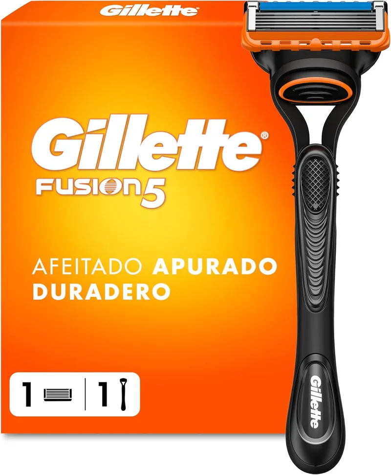 Gillette ▫️ Fusion 5 - Máquina de barbear para homem,