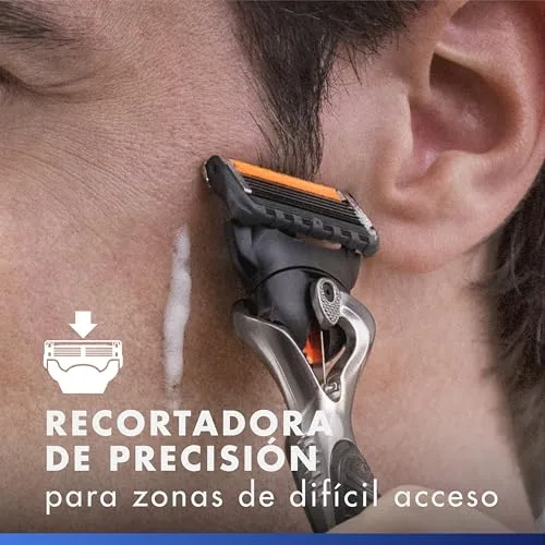 Gillette ▫️ Proglide - Máquina de barbear para homem com 4 recargas, preta 5