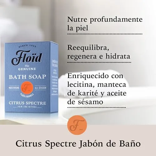 Floïd ▫️ Floid Citrus Spectre Bath Sopa Pastilla Sabonete de Banho com Karité, 1 unidade 3