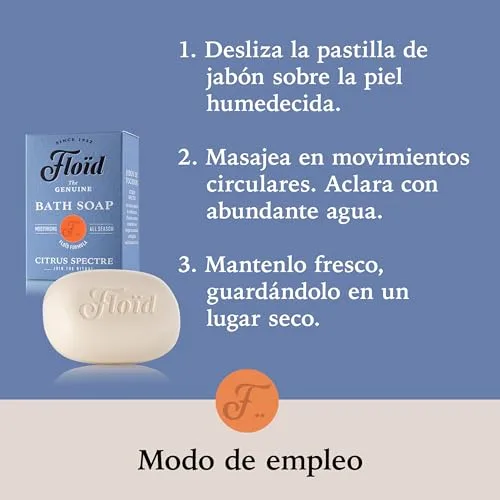 Floïd ▫️ Floid Citrus Spectre Bath Sopa Pastilla Sabonete de Banho com Karité, 1 unidade 4