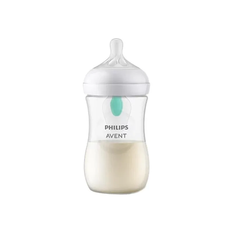 AVENT ▫️ Philips Biberão Natural Response: biberão de 260 ml com sistema AirFree, sem BPA, para recém-nascidos a partir do 1.º mês (modelo SCY673/01) 4