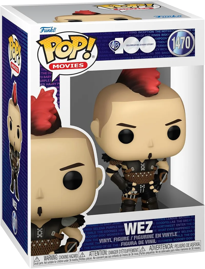 Funko ▫️ Pop! Movies: Mad MAX: The Road Warrior - Wez - Mad MAX 2: The Road Warrior - Figura de vinil colecionável - Ideia para presente - Produto oficial - Brinquedos para crianças e adultos