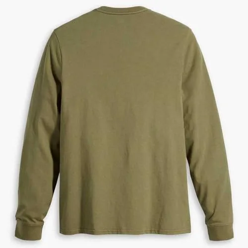 Levi's ▫️ Camiseta de manga comprida Original Housemark para homem 4