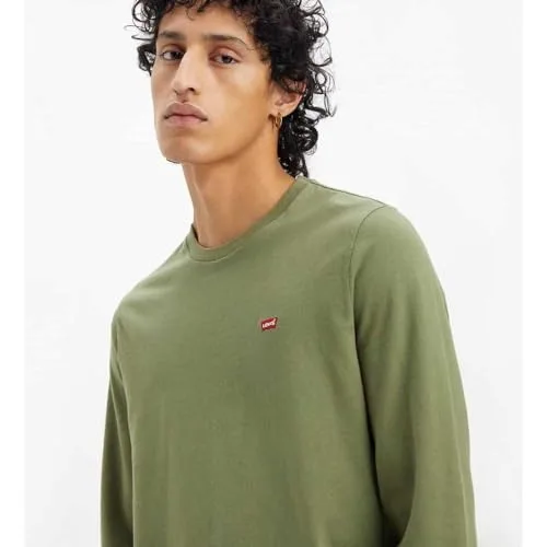 Levi's ▫️ Camiseta de manga comprida Original Housemark para homem 6