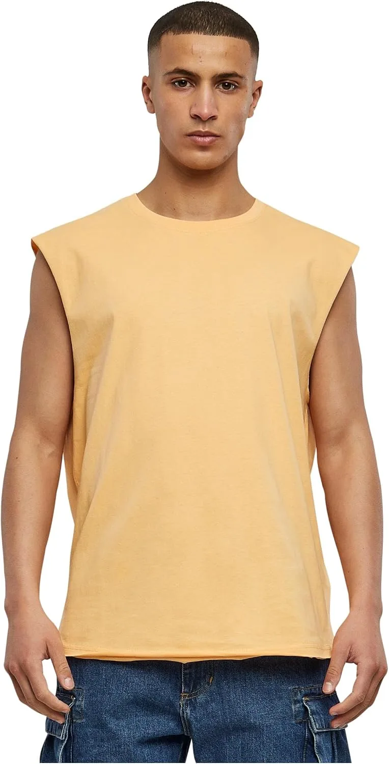 Urban Classics ▫️ Camisola sem mangas Open Edge para homem, preta, corte regular
