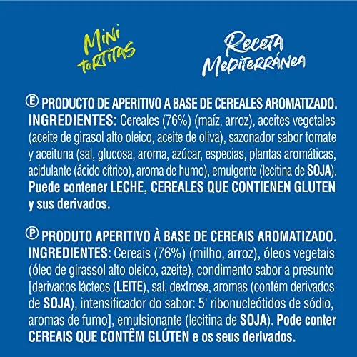 Bicentury ▫️ Mini Panquecas de Cereais – Receita Mediterrânica – Snack de Aperitivo Não Frito, à Base de Milho e Arroz, com Sabor a Tomate e Azeitona (7 unidades) 3