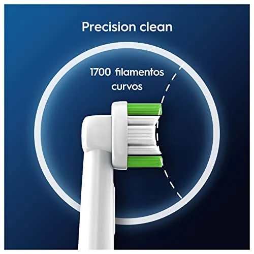 Oral-B ▫️ Precision Clean: Cabeças de escova de substituição originais, brancas, embalagem de 12 4