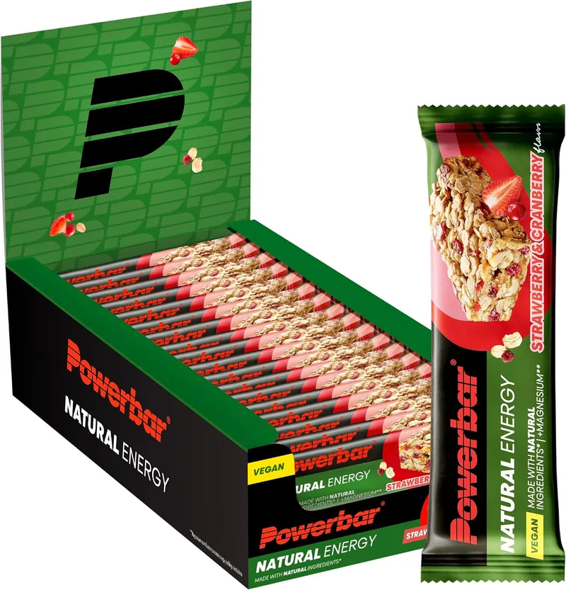 PowerBar ▫️ Natural Energy Cereal Morango e Arando 18x40g