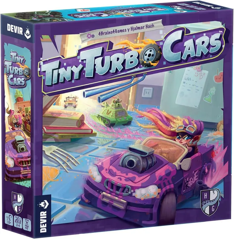 Devir ▫️ Tiny Turbo Cars Jogo de Corrida,BGTTCSP