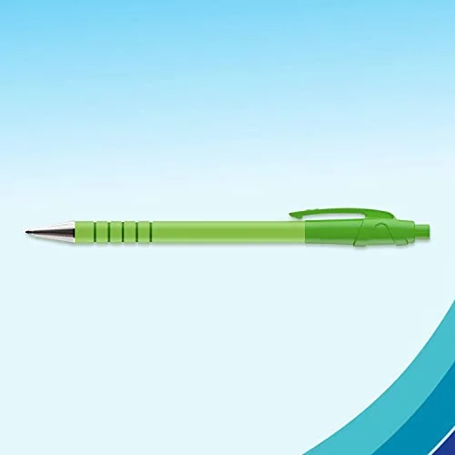 Paper Mate ▫️ Canetas retráteis Flexgrip Ultra | ponta média (1,0 mm) | tinta preta | cores vivas | embalagem de 5 unidades 6