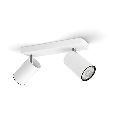 Philips ▫️ Barra de iluminação Kosipo com 2 focos para lâmpadas GU10, Branco 4
