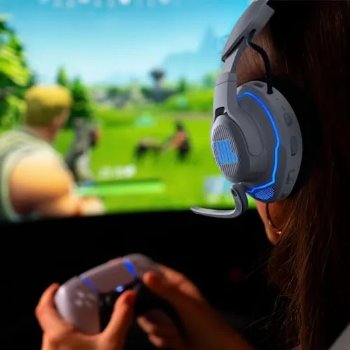 JBL ▫️ Quantum 910P Auscultadores sem fios com Bluetooth para PlayStation, cancelamento ativo de ruído, QuantumSOUND Signature, 39 horas de autonomia, branco 6