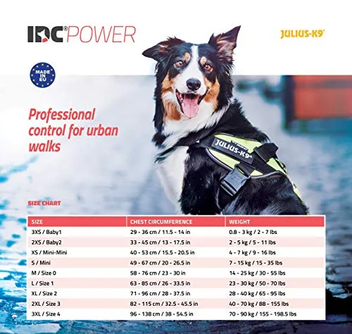 Julius-K9 ▫️ Arnês IDC Power, Tamanho: XL/2, Camisola de Natal - Edição Limitada 2