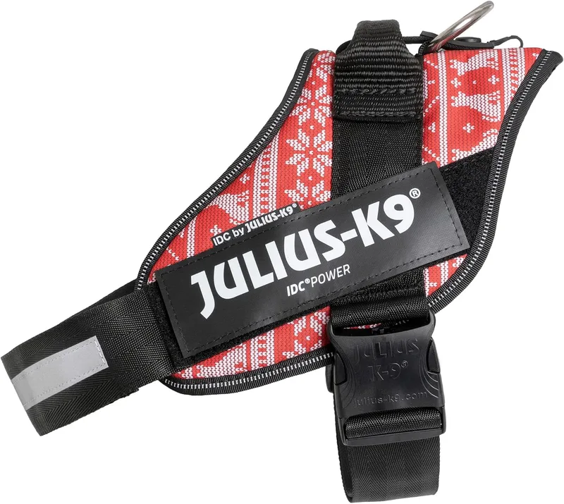 Julius-K9 ▫️ Arnês IDC Power, Tamanho: XL/2, Camisola de Natal - Edição Limitada