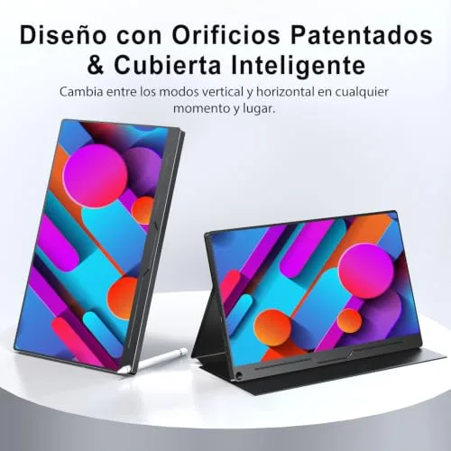UPERFECT ▫️ Monitor portátil de 15,6 polegadas, Full HD 1080p, 1920x1080, IPS mate 6