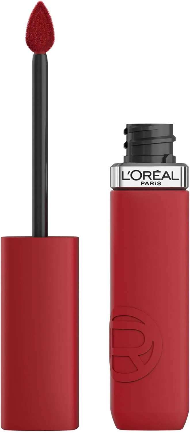 L'Oreal Paris ▫️ L'Oréal Paris Batom Líquido, Cor Intensa, Fórmula Mate de Longa Duração, Com Ácido Hialurónico, Sem Transferência, Infaillible Matte Resistance, Tom: 425 Afterwork Drink