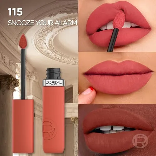 L'Oreal Paris ▫️ L'Oréal Paris Infaillible Matte Resistance Batom Líquido, 115 SnoozeYourAla 4