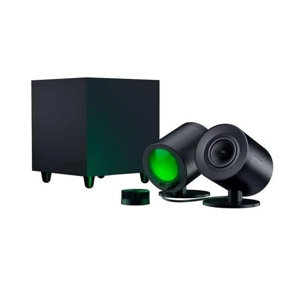 Razer ▫️ Nommo V2 Pro - Altifalantes de gama completa 2.1 para jogos para PC com subwoofer sem fios (diafragmas de gama completa de 3 polegadas com corretores de fase em alumínio, THX Spatial Audio) Preto 4