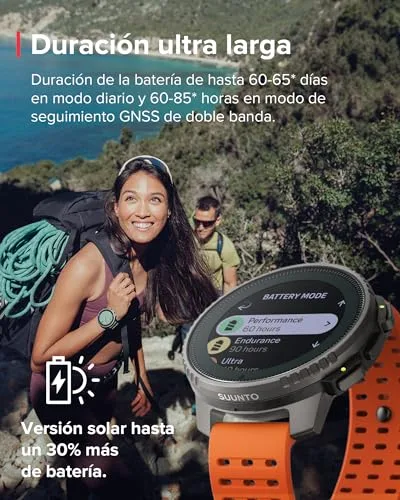 Suunto ▫️ Relógio desportivo Vertical - Smartwatch com GPS, GPS de dupla frequência, mapas offline gratuitos, autonomia de até 50 dias, caixa com resistência militar, resistente à água até 100 m 3