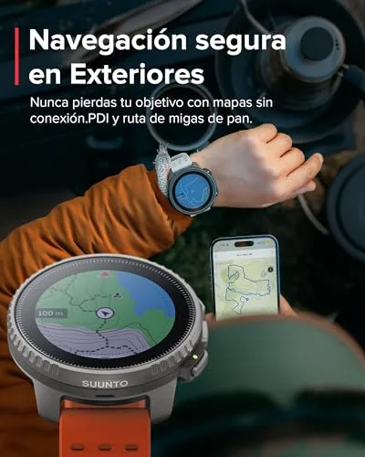 Suunto ▫️ Relógio desportivo Vertical - Smartwatch com GPS, GPS de dupla frequência, mapas offline gratuitos, autonomia de até 50 dias, caixa com resistência militar, resistente à água até 100 m 4