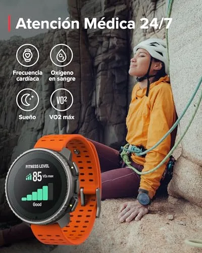 Suunto ▫️ Relógio desportivo Vertical - Smartwatch com GPS, GPS de dupla frequência, mapas offline gratuitos, autonomia de até 50 dias, caixa com resistência militar, resistente à água até 100 m 5