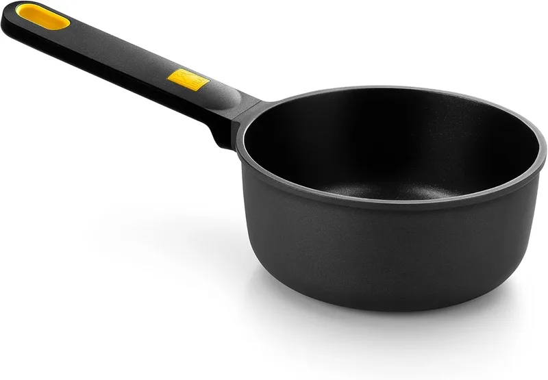 BRA ▫️ Caçarola Daily Pro, 16 cm, alumínio fundido, antiaderente, sem PFOA, adequada para todos os fogões e placas de indução