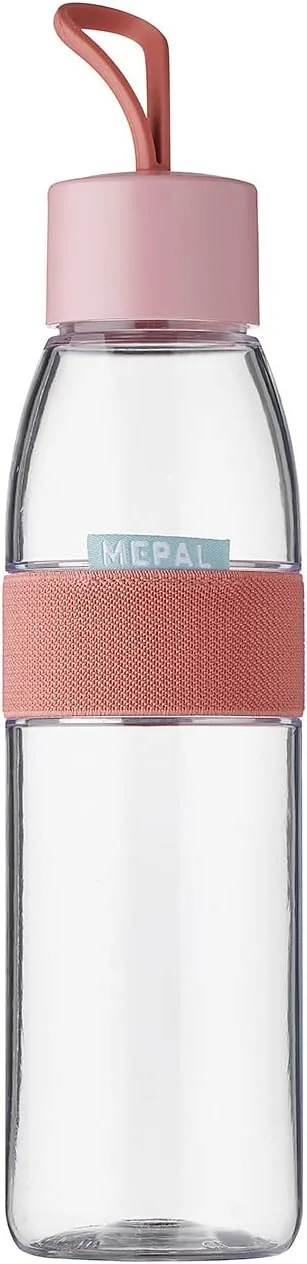 Mepal ▫️ Garrafa de água Ellipse - Garrafa de água reutilizável - Garrafa estanque adequada para bebidas com gás - Para adultos e crianças - Sem BPA - 500 ml - Malva viva