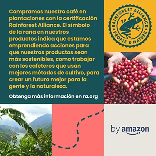 by Amazon ▫️ Da Amazon: Café solúvel descafeinado, 200 g, embalagem de 1, Certificado pela Rainforest Alliance 5
