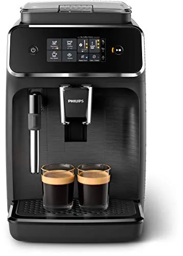 Philips Domestic Appliances ▫️ Máquina de café expresso superautomática Philips EP2220/10, com bocal de espuma de leite clássico + Lavazza Espresso Barista Intenso, café em grão torrado, notas de cacau e madeira, intensidade 9, torra média, 1 kg 2