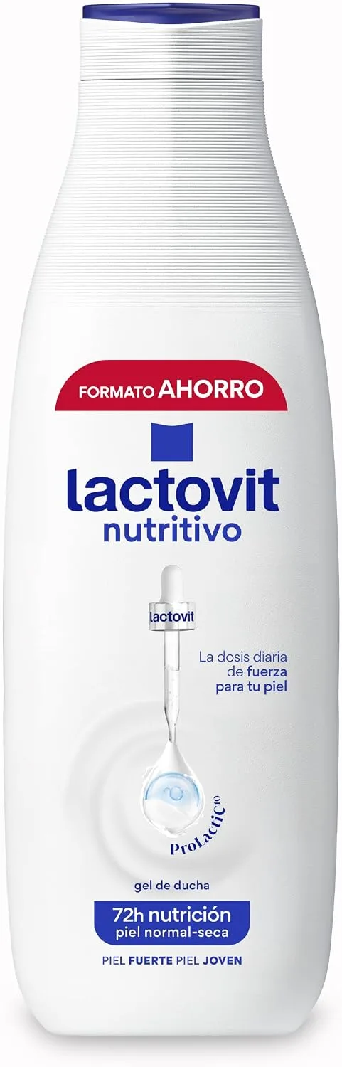 Lactovit ▫️ Gel de Banho Nutritivo ProLactic10 para Pele Normal e Seca - 750 ml