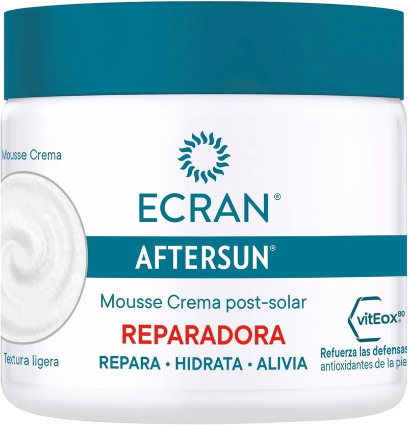 Ecran ▫️ Aftersun - Mousse Cremosa Pós-Solar com Efeito Refrescante - 350 ml