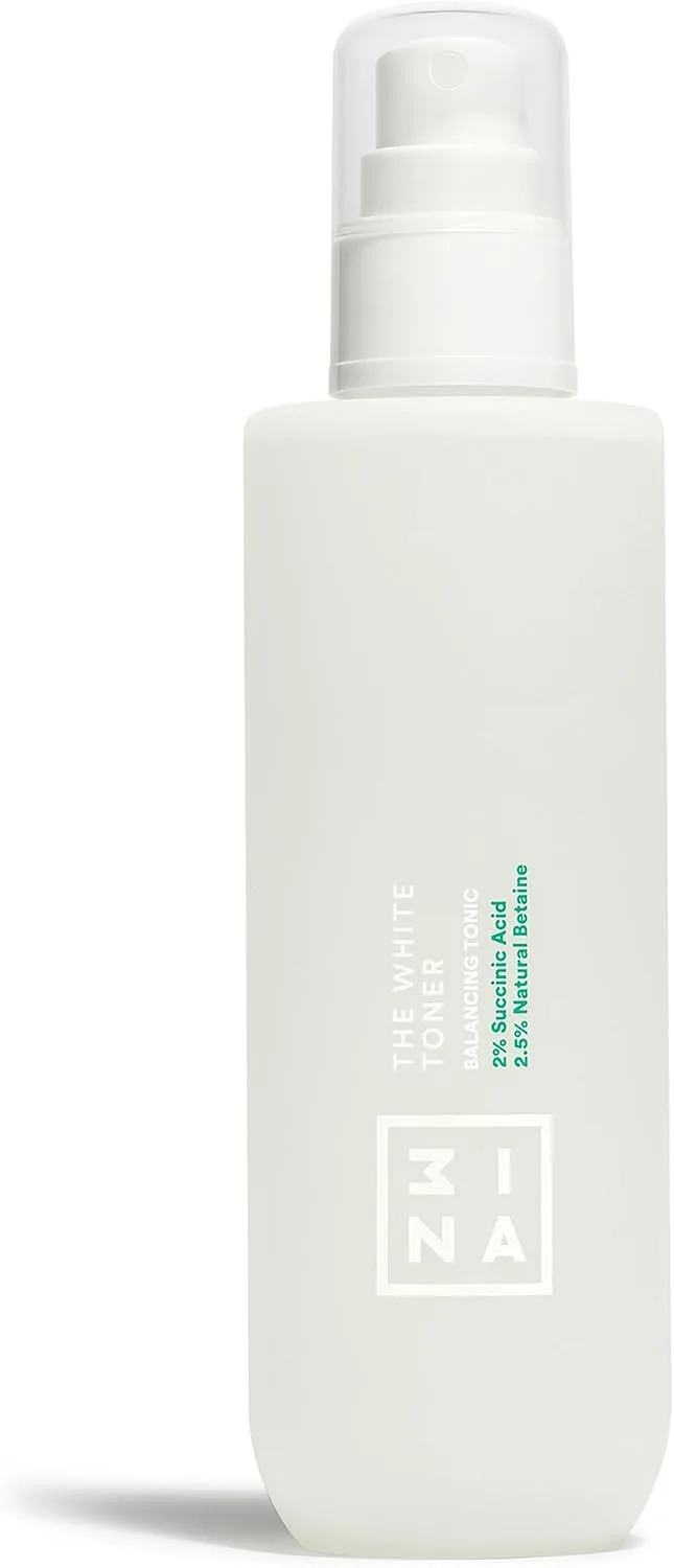 3ina ▫️ The White Toner - Tónico facial com 2% de ácido succínico - Vegan