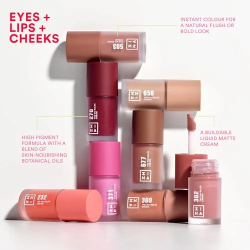 3ina ▫️ The No-Rules Cream 503 - Blush em creme Rosa Nude - 3 em 1 3