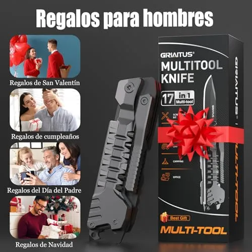 GIRIAITUS ▫️ Canivete Multiusos 17 em 1 Ferramentas Multiusos Faca com Palitos 6