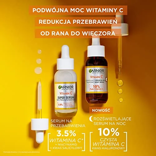 Garnier ▫️ Soro iluminador com vitamina C para a noite, 30 ml 5