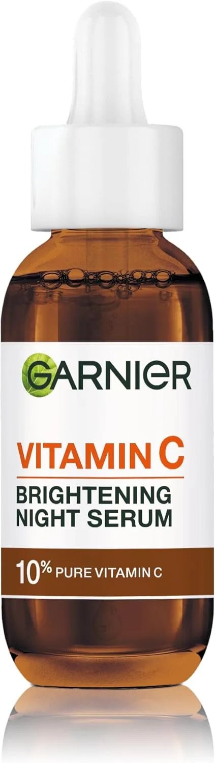 Garnier ▫️ Soro iluminador com vitamina C para a noite, 30 ml