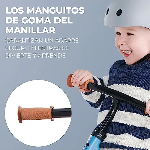 Kinderkraft ▫️ 2WAY Next Bicicleta sem pedais, Bicicleta infantil, Bicicleta para bebés, Quadro baixo, Ajustável, Selim macio, A partir dos 2 anos até 35 kg, Azul 6