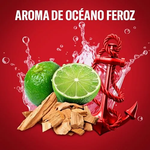 Old Spice ▫️ Gel de banho e champô 3 em 1 Captain para homem, 2 x 1 L. 5