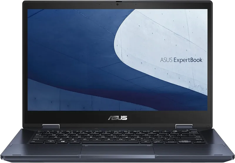ASUS ▫️ ExpertBook B3 Flip B3402FBA-EC0434X - Portátil de 14" Full HD (Intel Core i5-1235U, 8 GB de RAM, SSD de 256 GB, Iris Xe Graphics, Windows 11 Pro) Preto Estrela - Teclado QWERTY espanhol