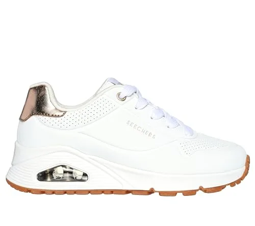 Skechers ▫️ Uno Gen1 Shimmer Away Ténis unissexo para crianças 5