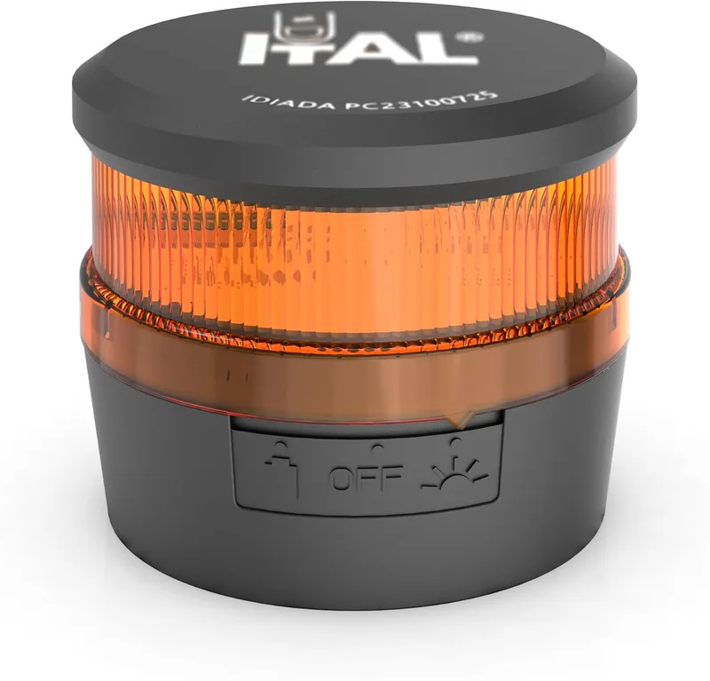 ITAL ▫️ Neoway - Baliza de emergência V16 homologada e ligada ao sistema DGT 3.0 - Luz LED de alta visibilidade a 360° com fixação magnética - Dispositivo de sinalização obrigatório em Espanha a partir de 2026