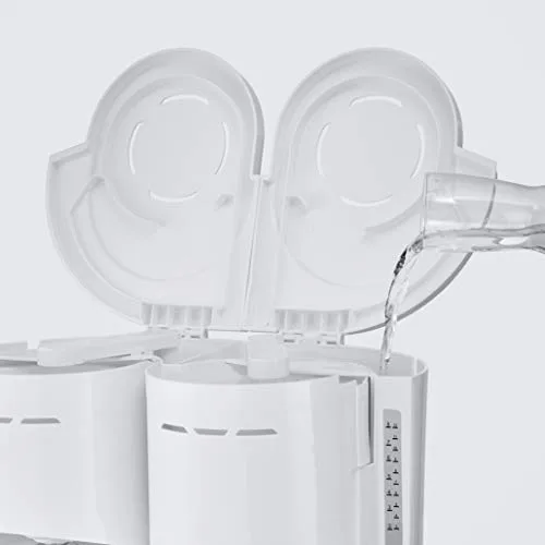 Severin ▫️ Máquina de café por gotejamento Duo até 16 chávenas, Máquina de café com filtro compacta / Máquina de café americana com 2 jarros térmicos, com desligamento automático, branca, KA 9314 3