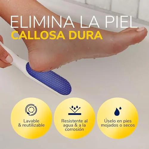 Dr. Scholl's ▫️ Lima Manual Scholl Nano Cristal para os pés - Exclusivo da Amazon - Elimina calosidades e durezas - Lavável e reutilizável - 1 unidade 5