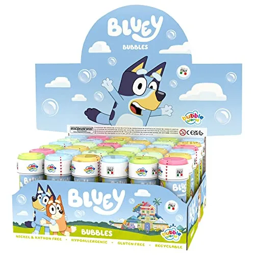 Dulcop ▫️ Bolhas Bluey - Bolhas de sabão - 60 ml - 047337 - Azul - Plástico - Licença oficial - Brinquedo infantil - Brincadeiras ao ar livre - A partir dos 3 anos 2